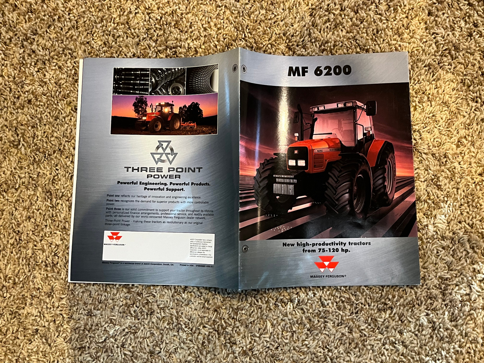 MASSEY FERGUSON BROCHURE MF 6200