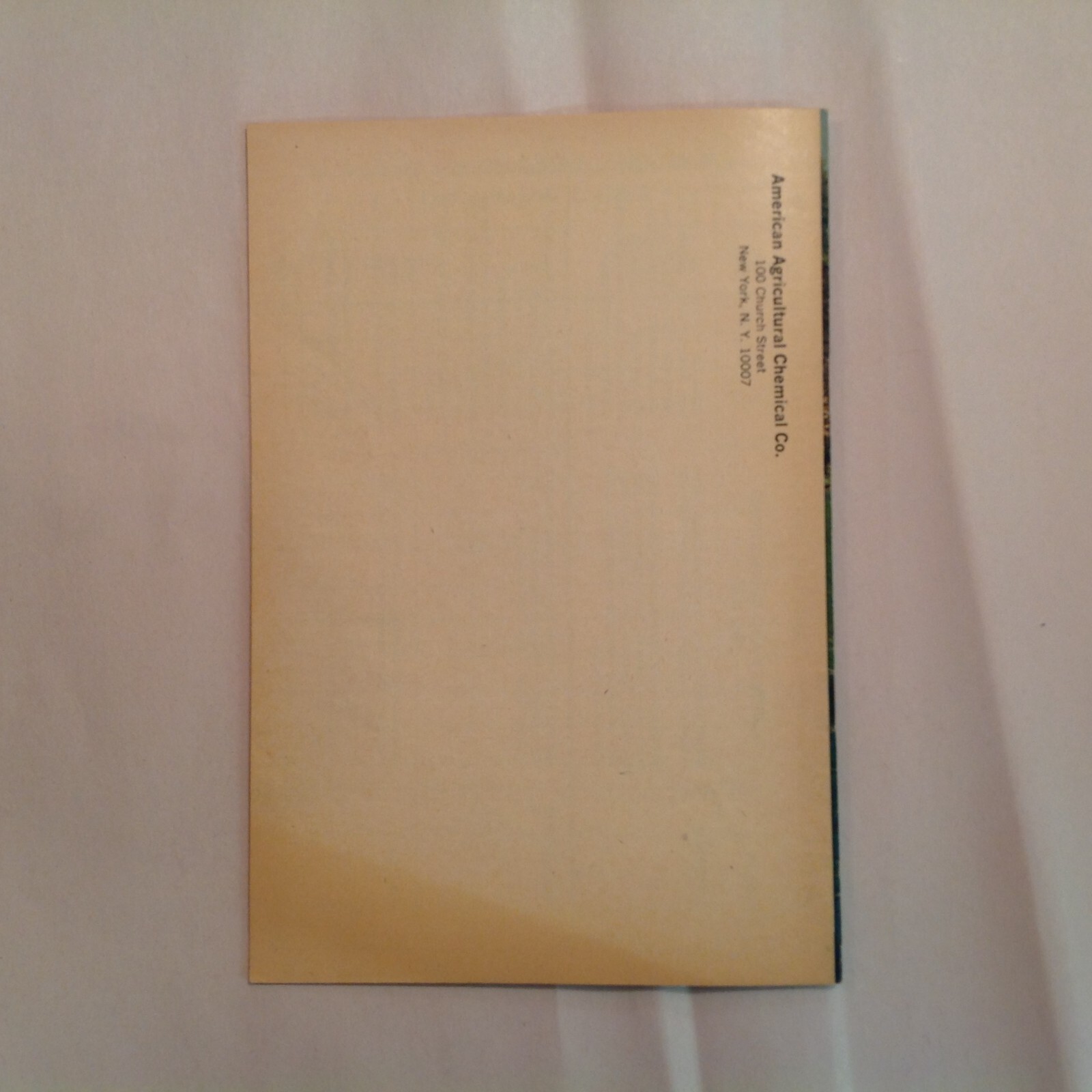 Vtg American Agricultural Chemical Co Agrico Booklet Your Lawn Care Guide Grow