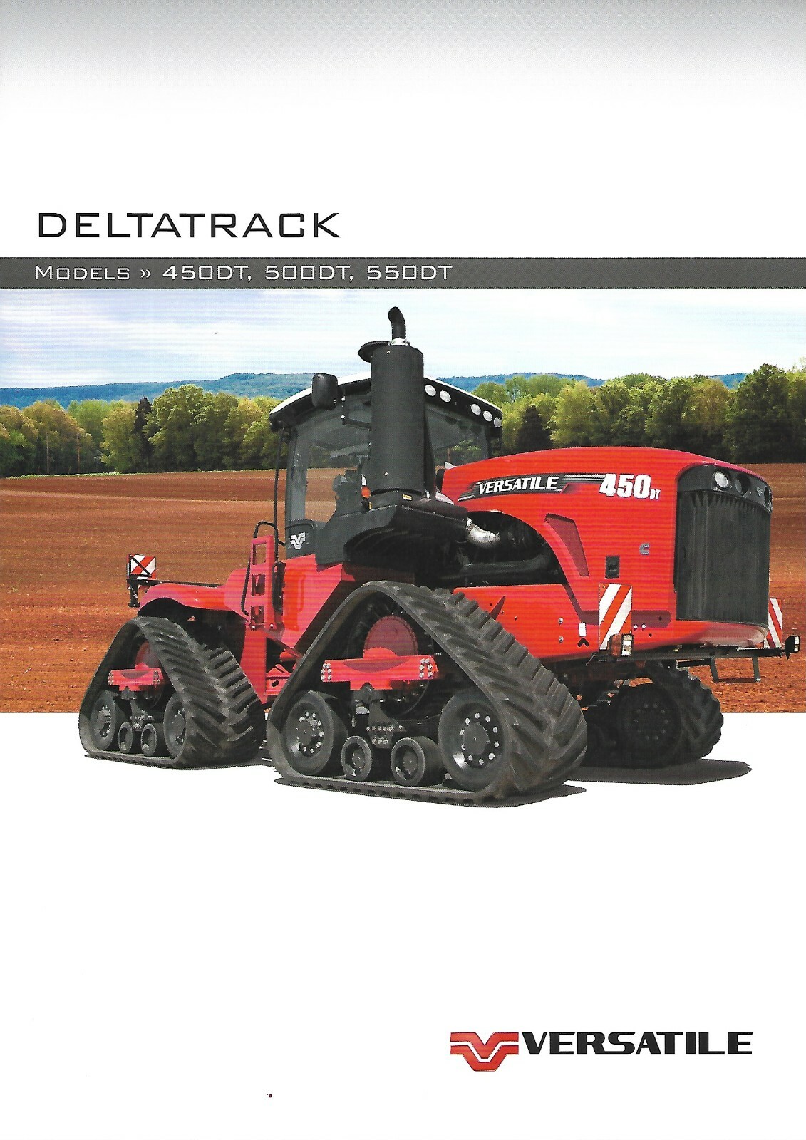 Farm Tractor Brochure – Versatile – 450DT 500DT 550DT Deltatrack – c2015 (F7615)