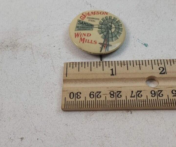 Antique Samson Windmills Pin