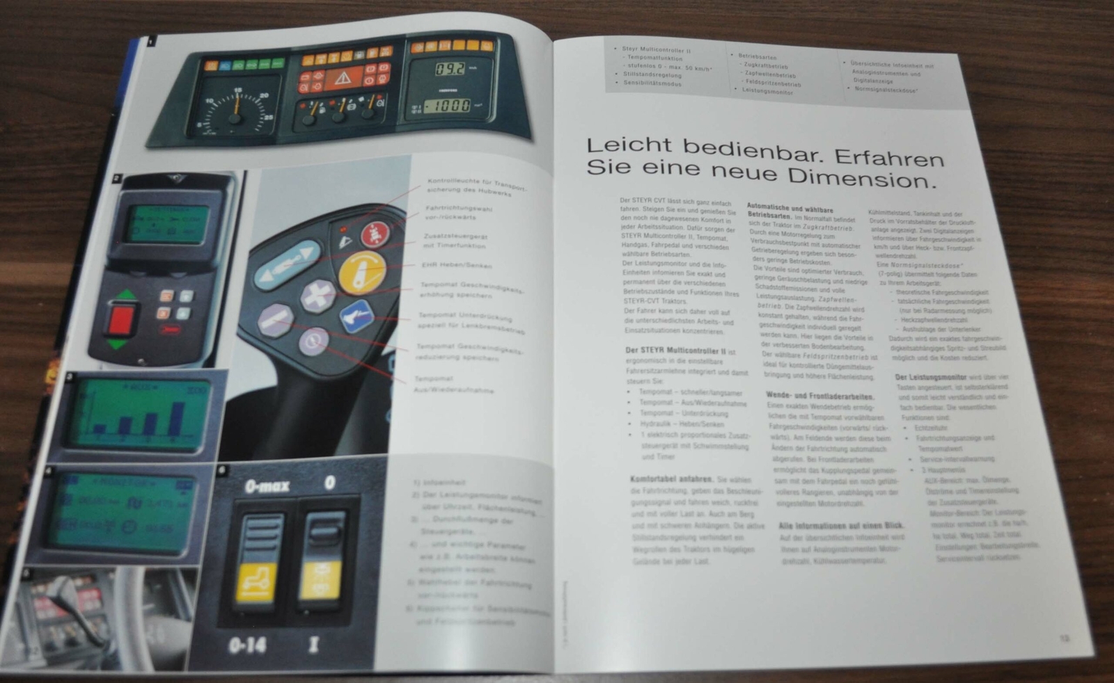 Steyr CVT 120 130 150 170 Tractor Brochure Prospekt