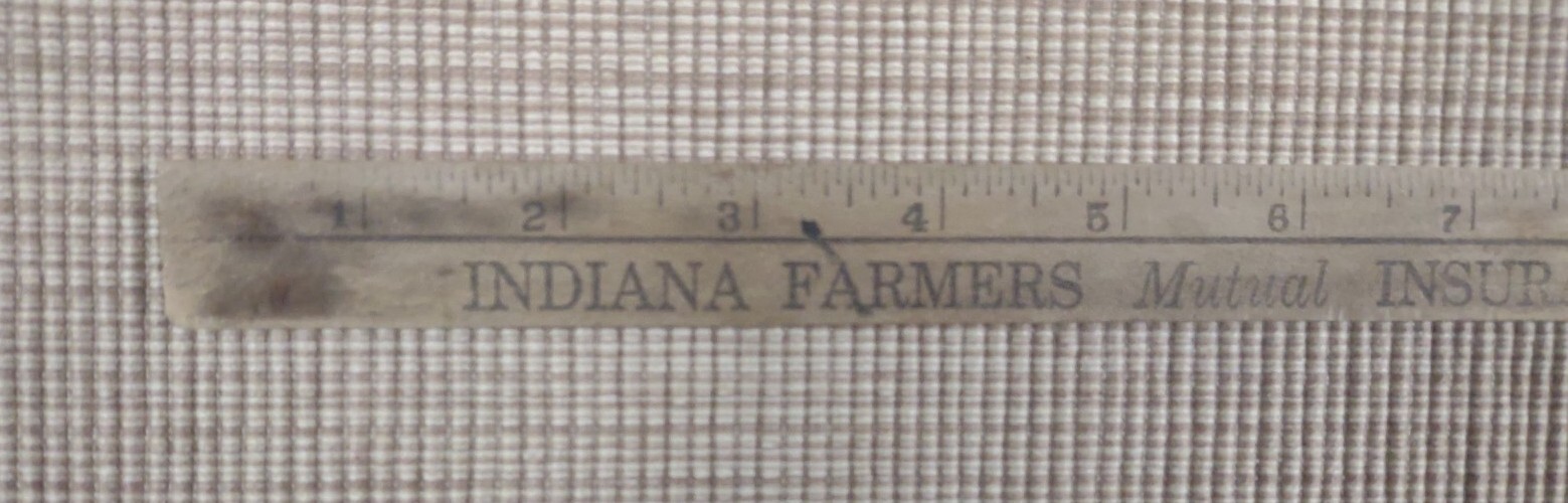 Oxford indiana G.R. Simmons Agency Ruler Phone # 83 Indiana Farmers Mutual Ins.