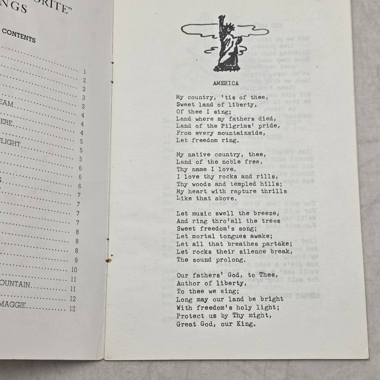 Rath Management Club Songs Book May 1952 Waterloo Iowa Meat Packing Packer 50s
