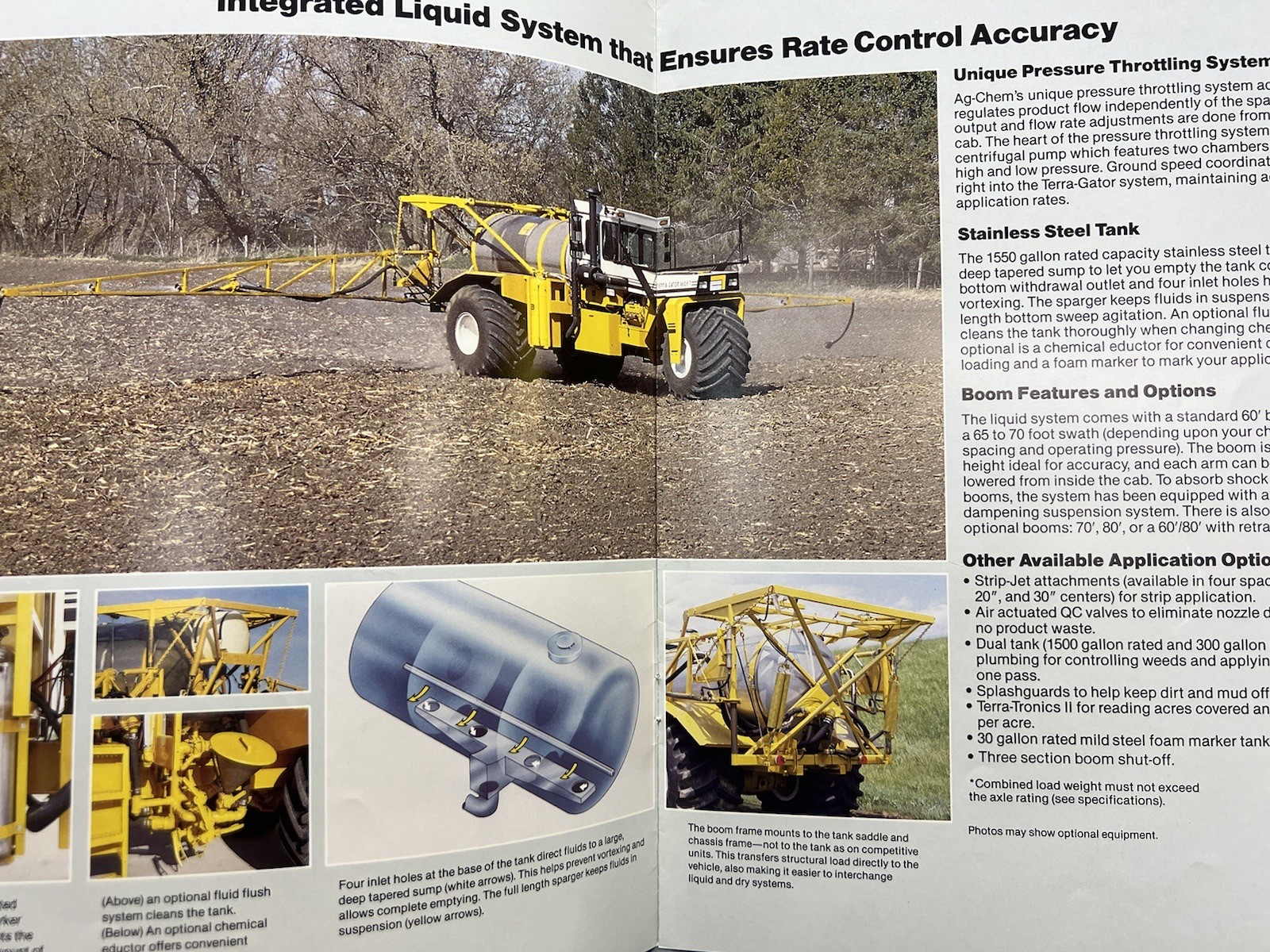 1989 Terra Gator 1603T Brochure Ag Farm Floater Ag Chem