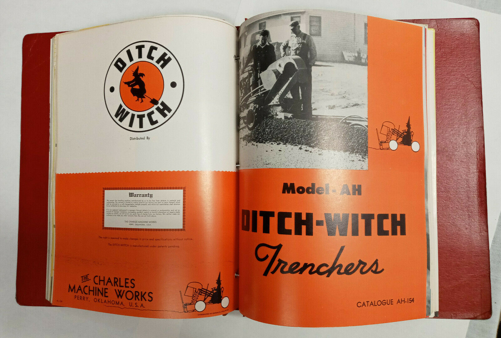 Gravely dealer brochures. 1954. Also includes Woods Ditchwitch Devere Homelite, 