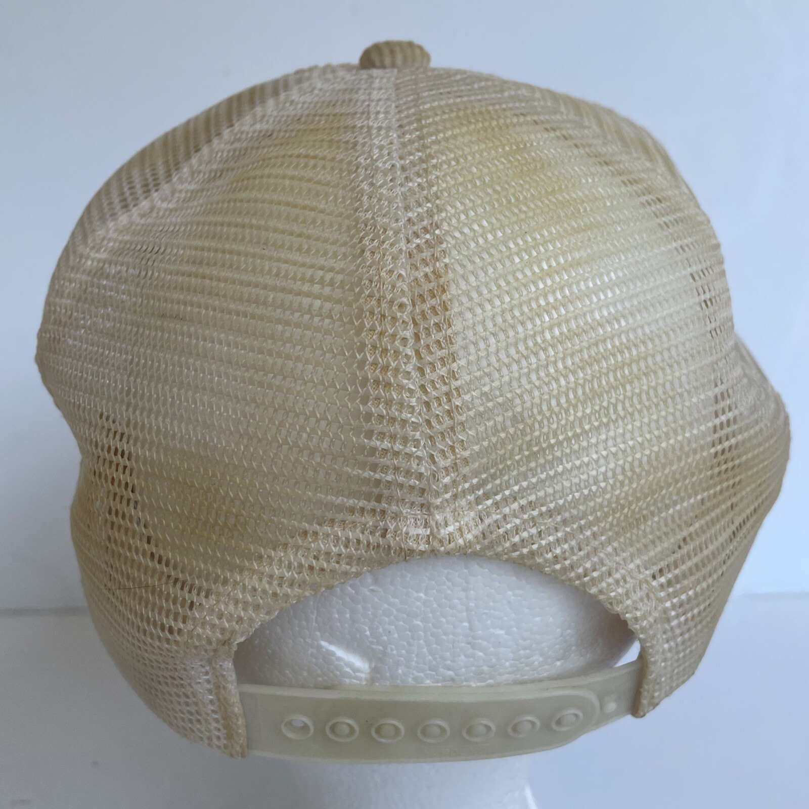 Wampler Longacre Corduroy Mesh Hat Snapback Cap Beige Yupoong