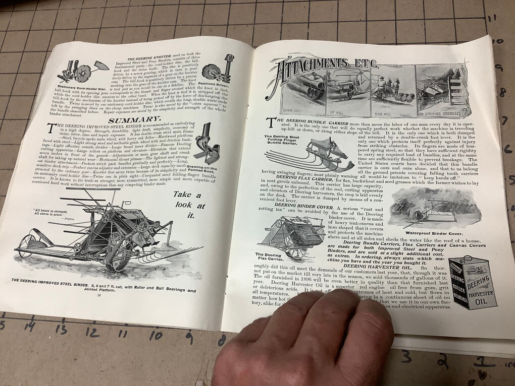 Original CATALOG –1890&rsquo;s ROLLER & BALL BEARINGS on the FARM 40pgs