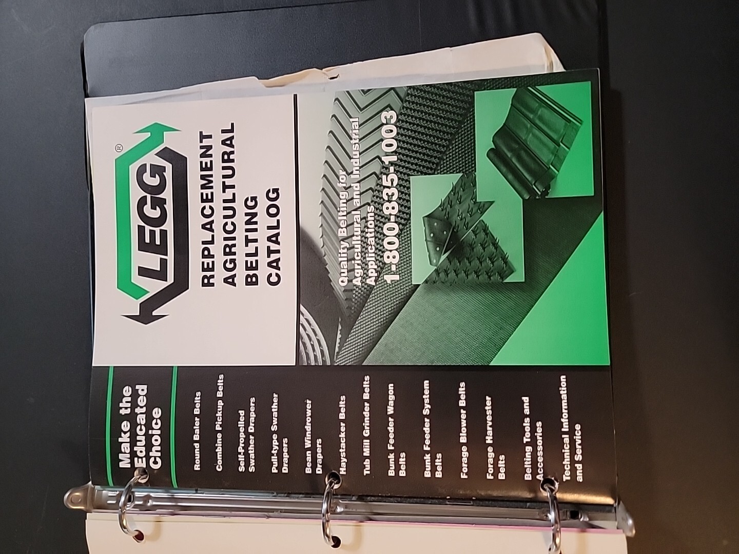 LEGG COMPANY, INC. EQUIPMENT CATALOG/ADVERTISING