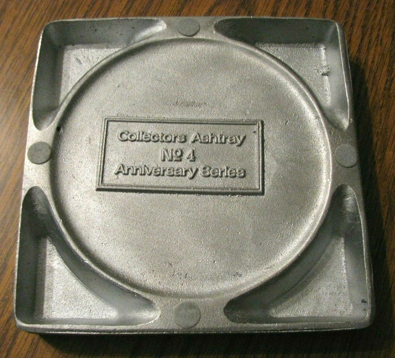 *HESSTON NFR Rodeo Bareback Riding 1986 Collector Ashtray #4 Anniversary Series