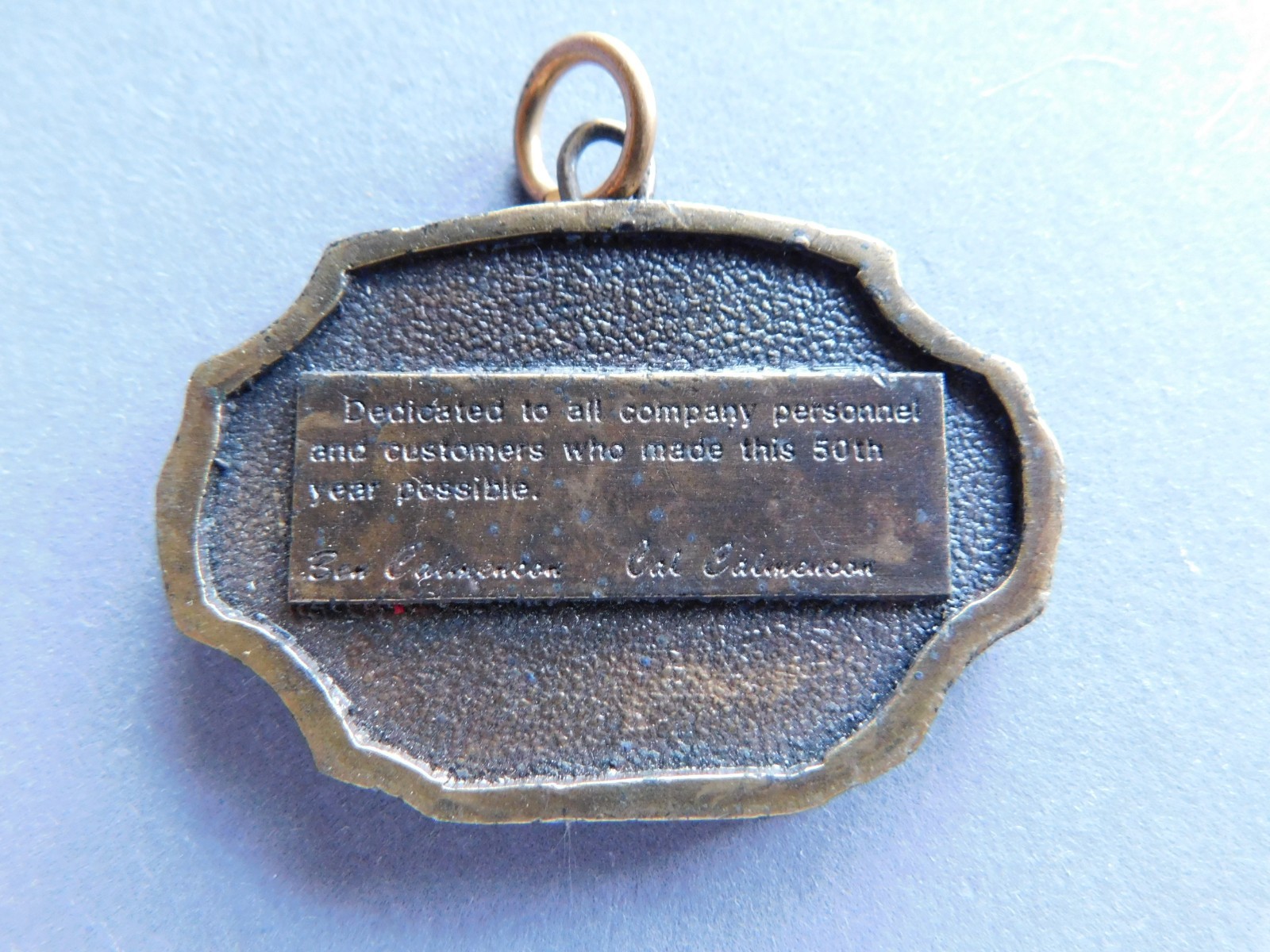 Pendant / Medallion – TISCO : 1987 50 Years : Tractor Implement Supply