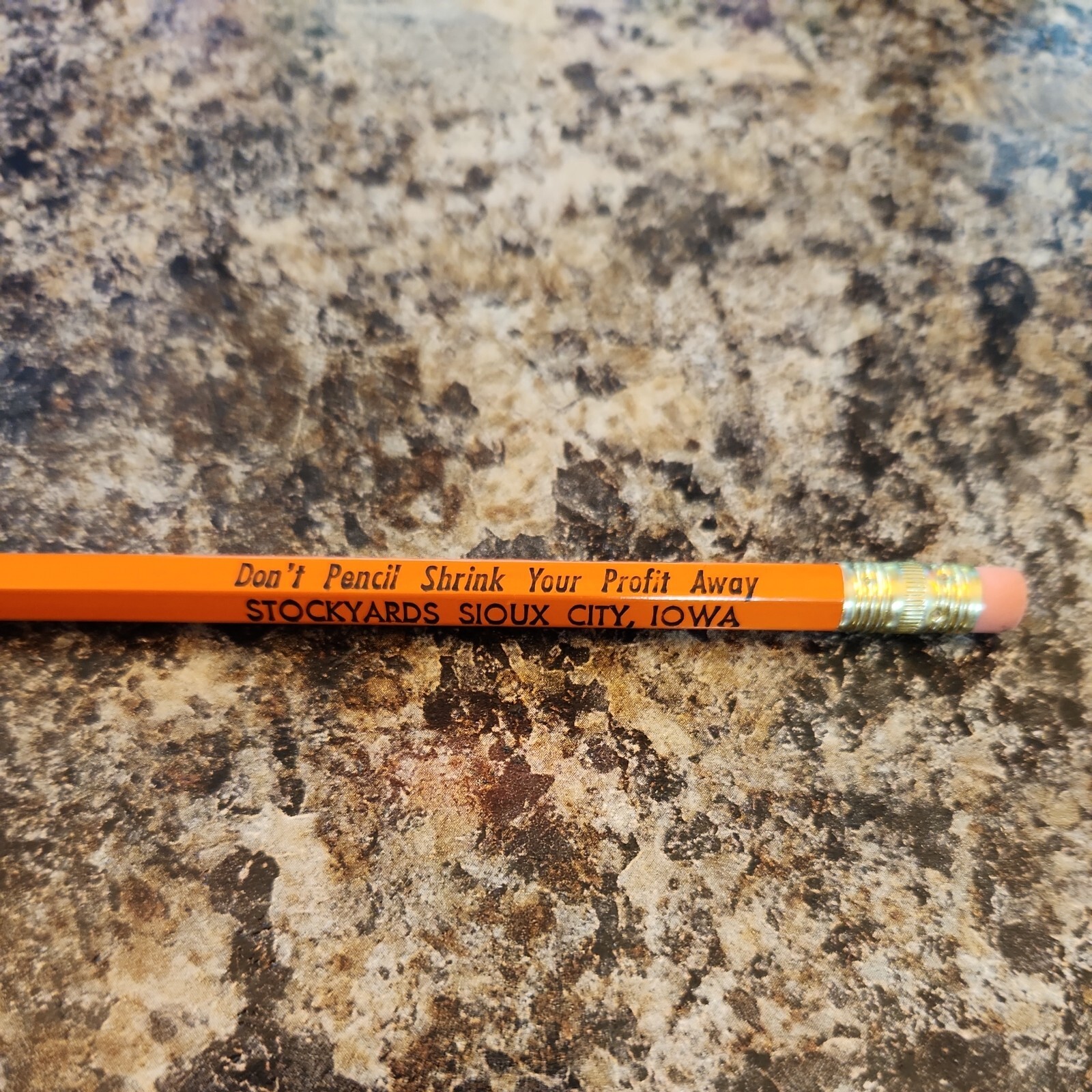 Vintage Siouxland Live Stock Commission Sioux City Iowa Stockyards Pencil