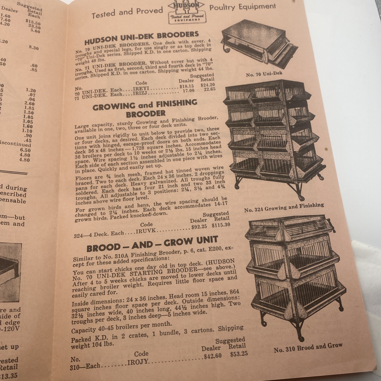 Vintage 1947 Hudson Poultry Equipment Sales Brochure Agriculture Advertising F44