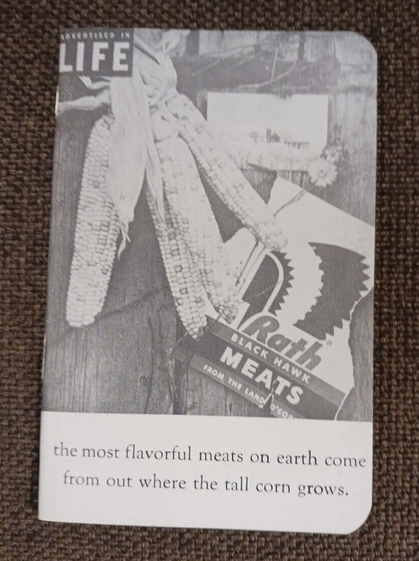 RATH PACKING COMPANY;WATERLOO, IOWA*ADVERTISINGS POCKET MEMO BOOK