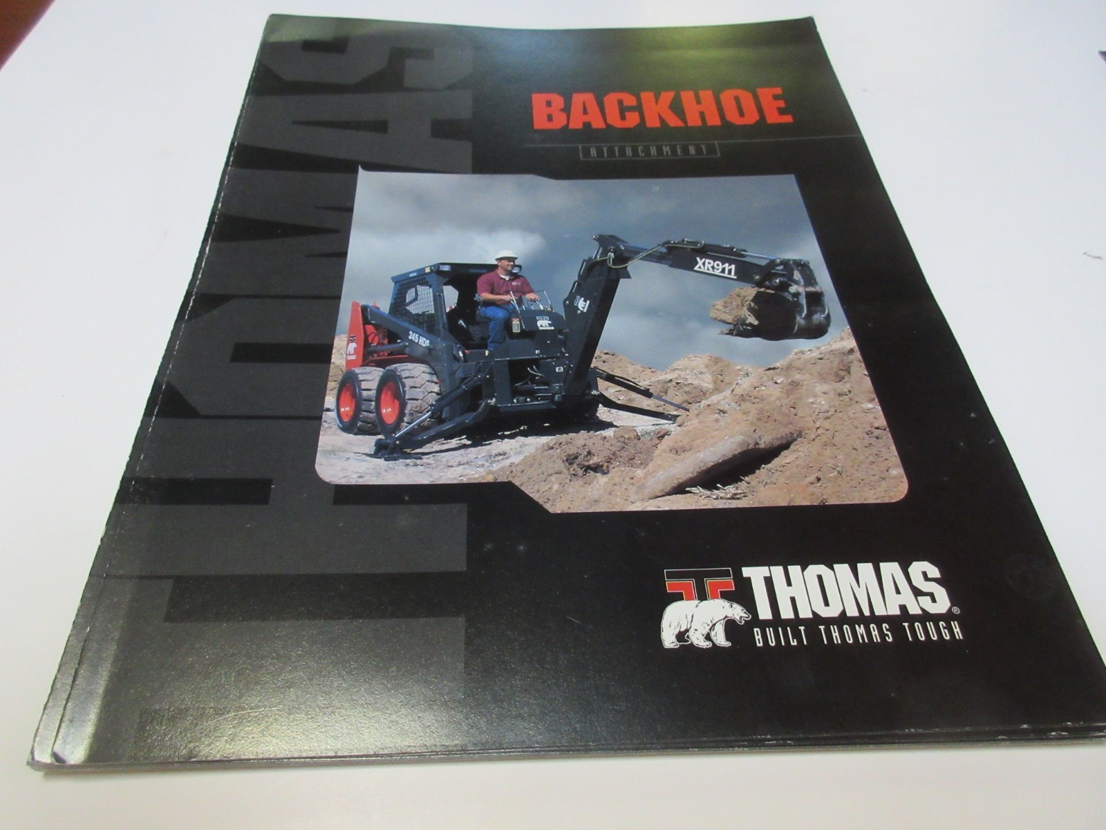 Thomas Backhoe Brochure 4 pages