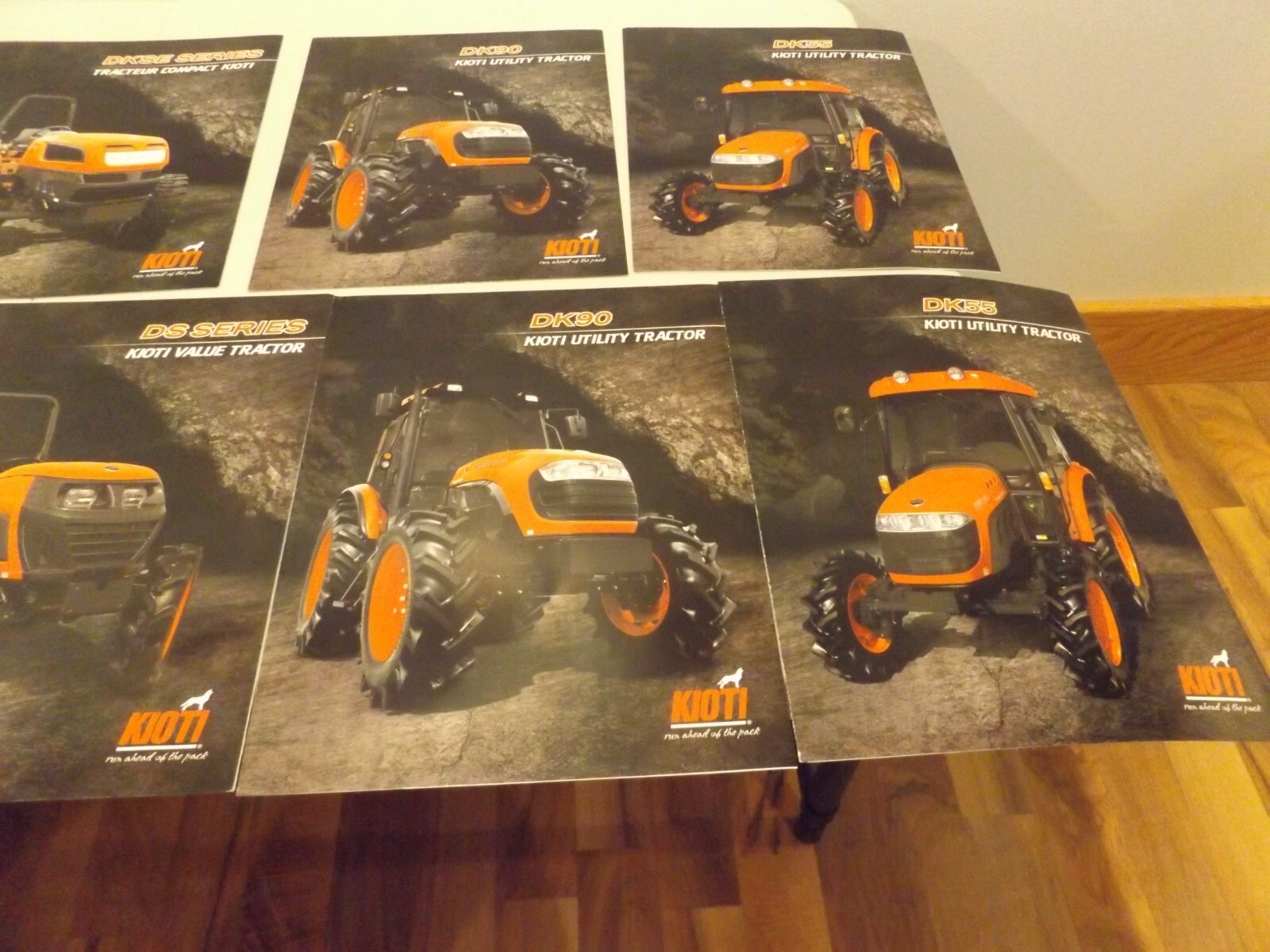 7-pc. KIOTI COMPACT & UTILITY TRACTORS, 2012