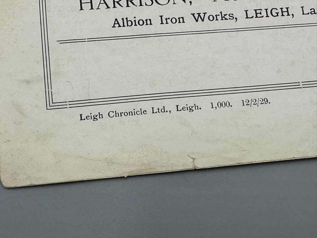 1929 ALBION MOWER Harrison McGregor FARM ADVERTISING Parts List