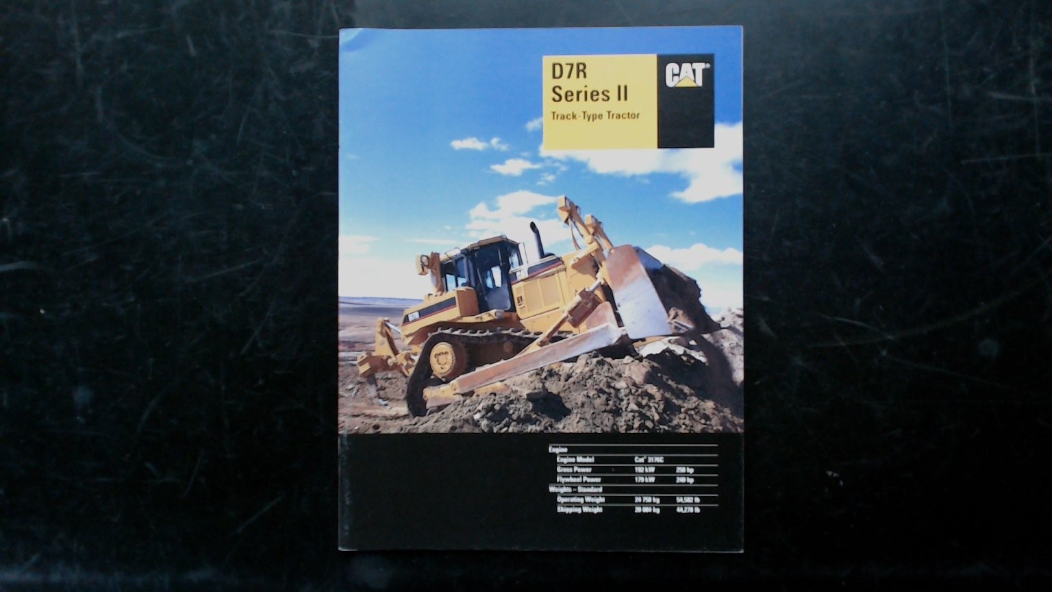 Caterpillar CAT D7R Series II Track-Type Tractor Brochure 2001