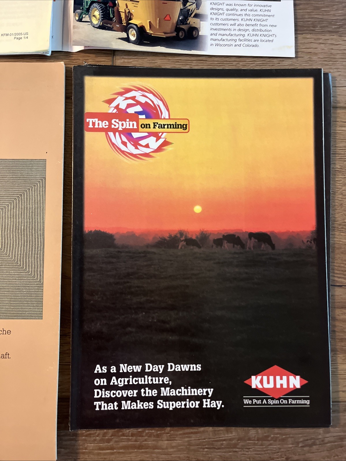 2004-2005 KUHN Knight Farming Retail Price List USA Farming Brochures