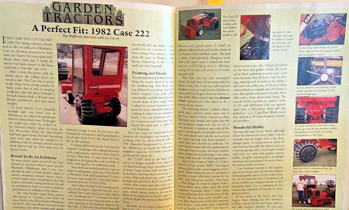 Antique Power Tractor Collectors Magazine May June 2008 Birth Of Massey Ferguson