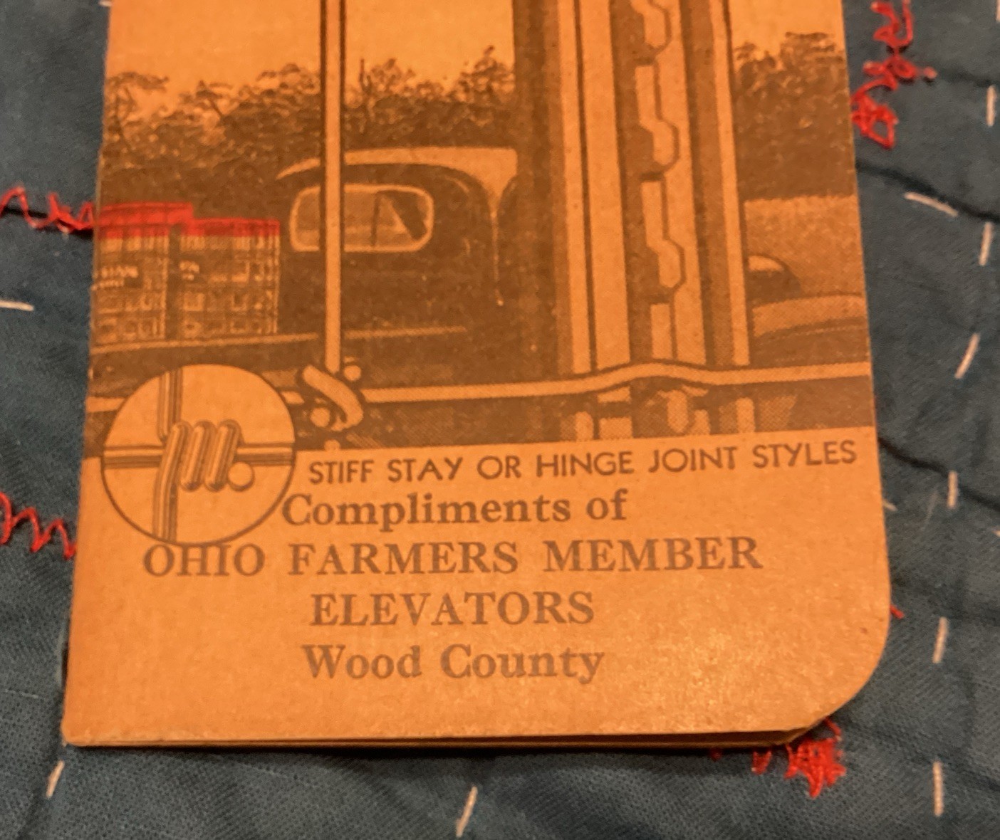 Ohio Farmers Member Red Brand. Keystone Wire Note Book.