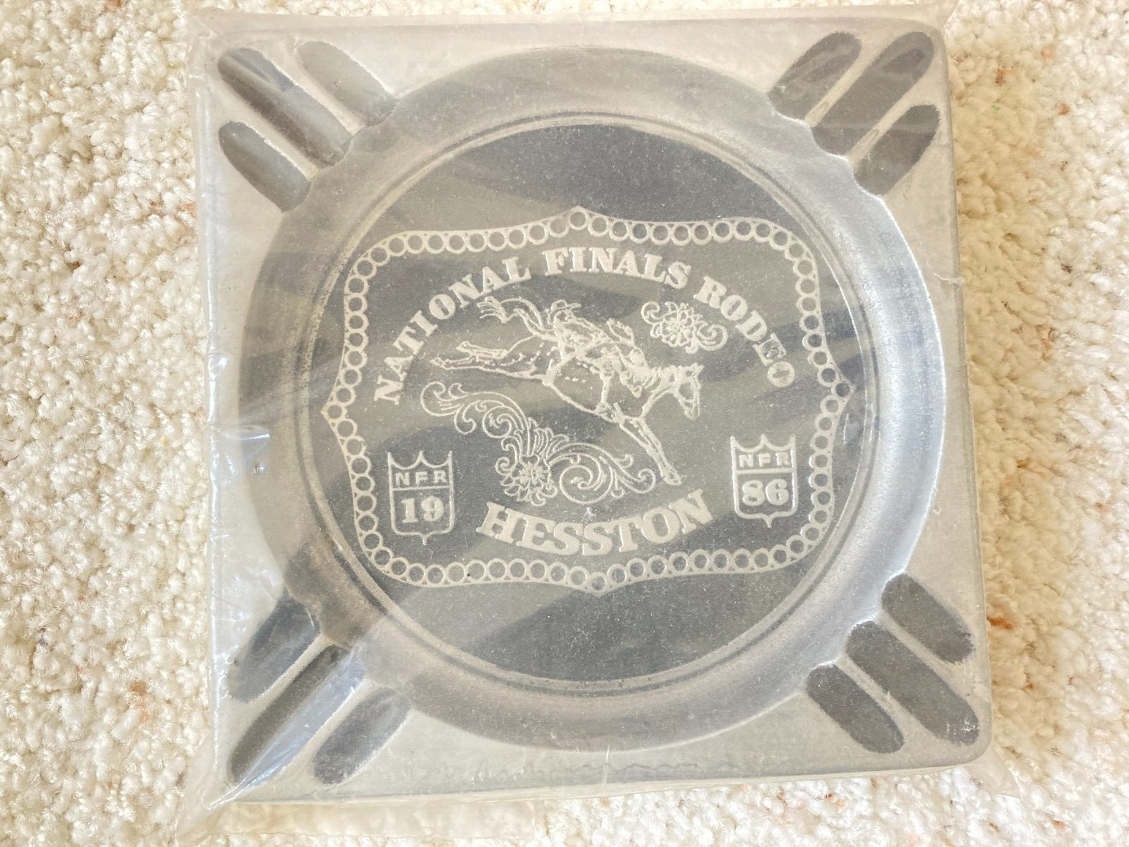 Hesston commemorative ashtray
