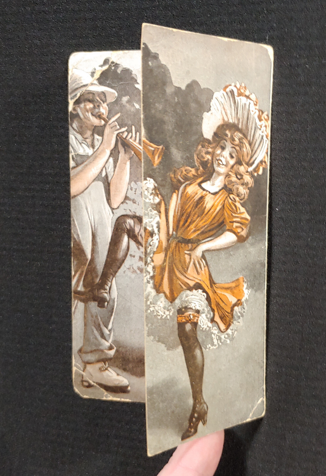 Russell Wind Stacker Risque Farmers Daughter-to-Son Transistion Comic Trade Card