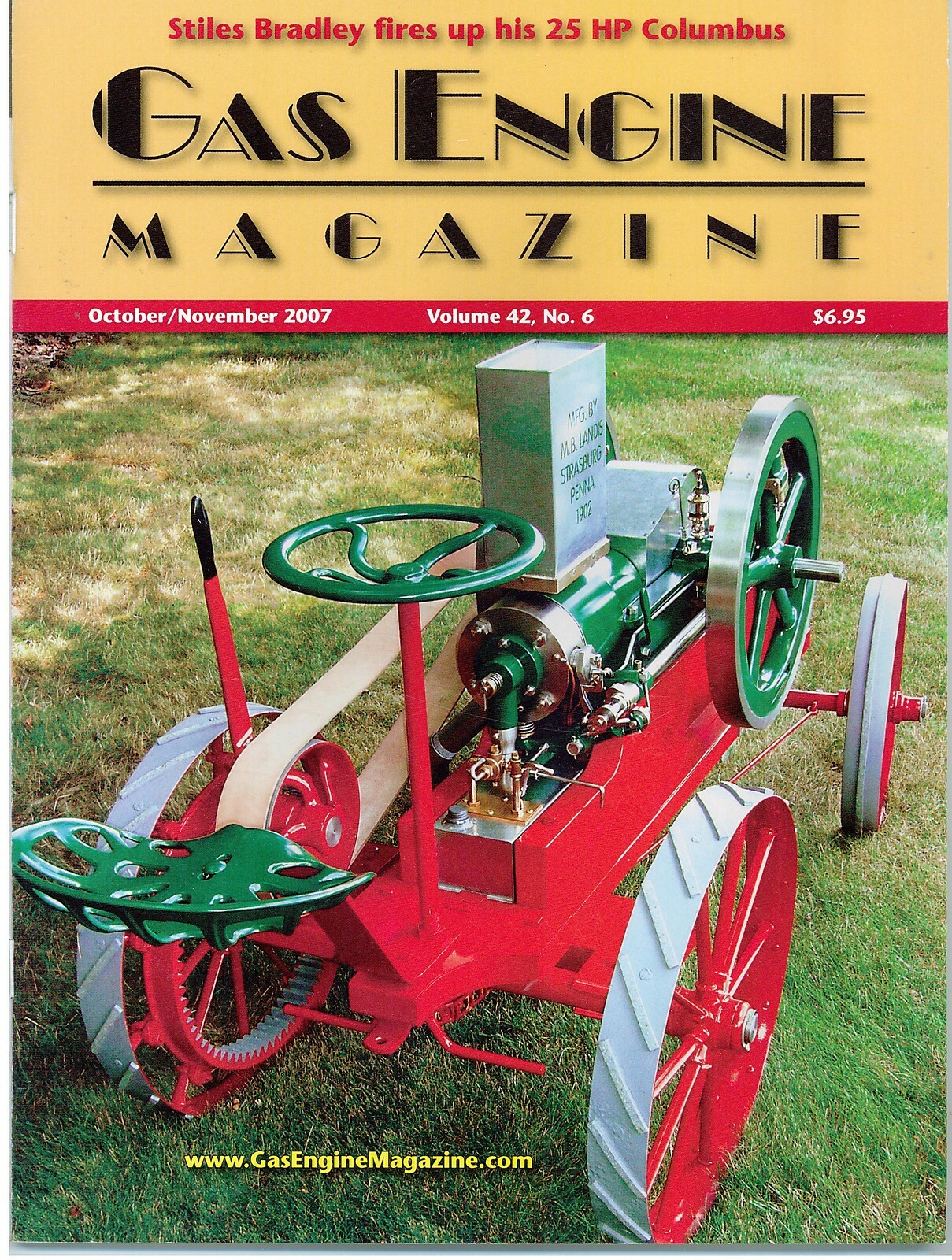 20 HP Olin Engine, American Tractor Co, Landis Engine, 25 HP Columbus, Gib Key