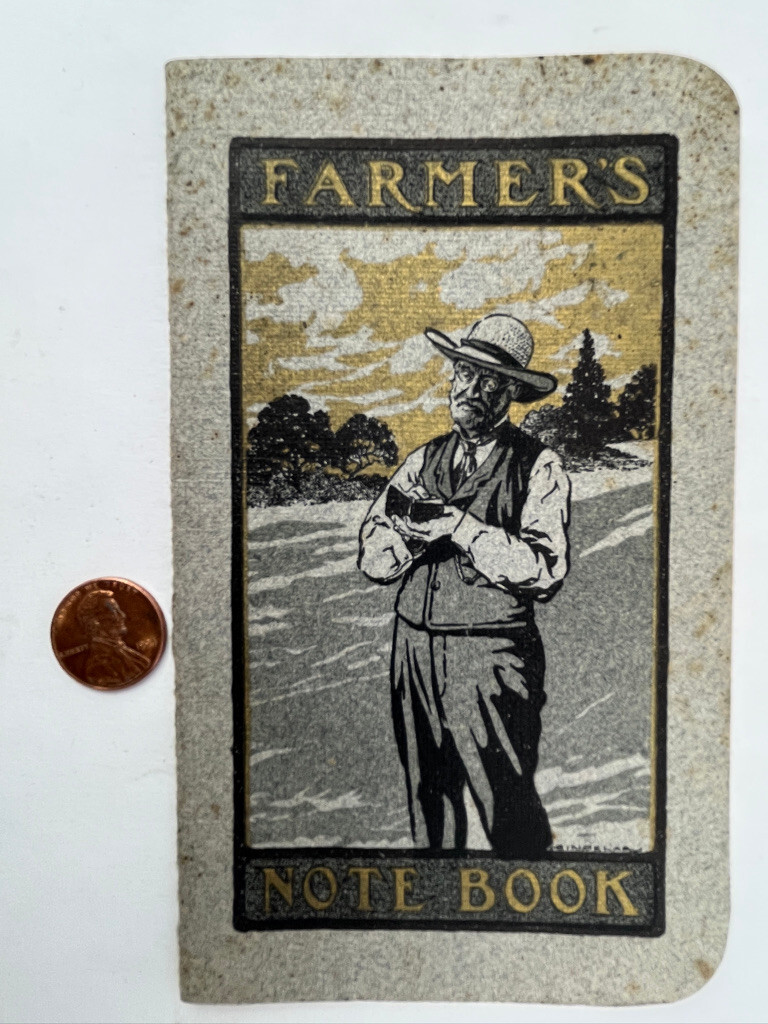 1913 German Kali Works Farmer&rsquo;s Notebook Potash Unused Excellent Condition