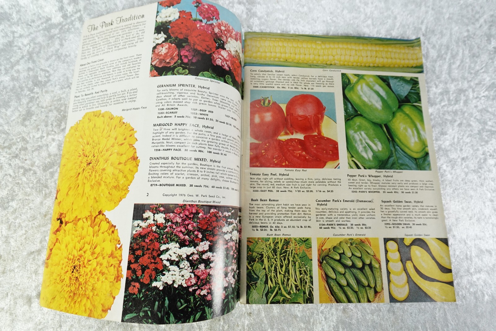 3 Vintage 1953, &rsquo;55 Vegetable Flower Gardener Handbooks Park Seed Catalog 1976