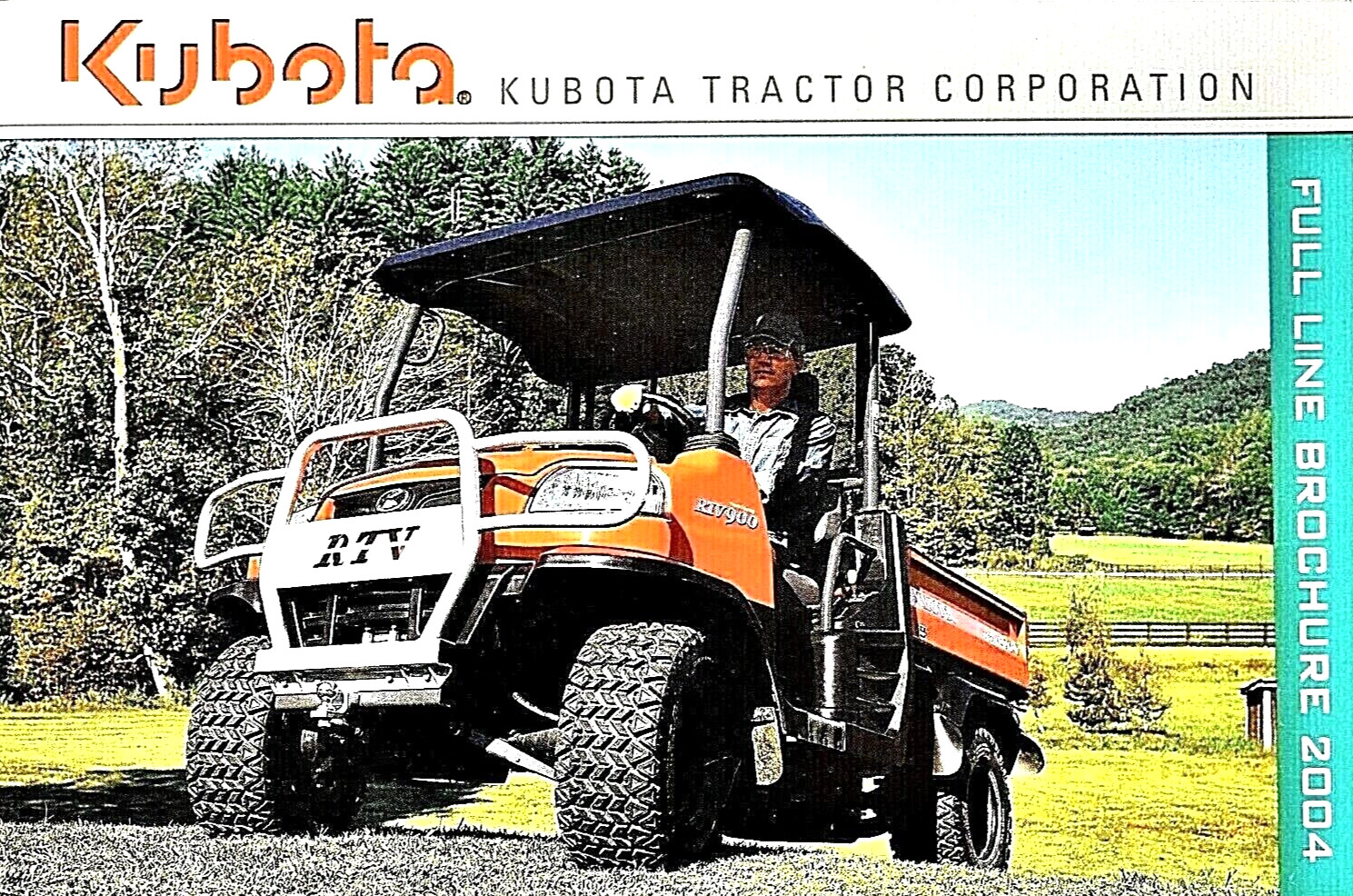 ORIGINAL 2004 KUBOTA AGRICULTURAL EQUIPMENT SALES CATALOG ~ 76 PAGES