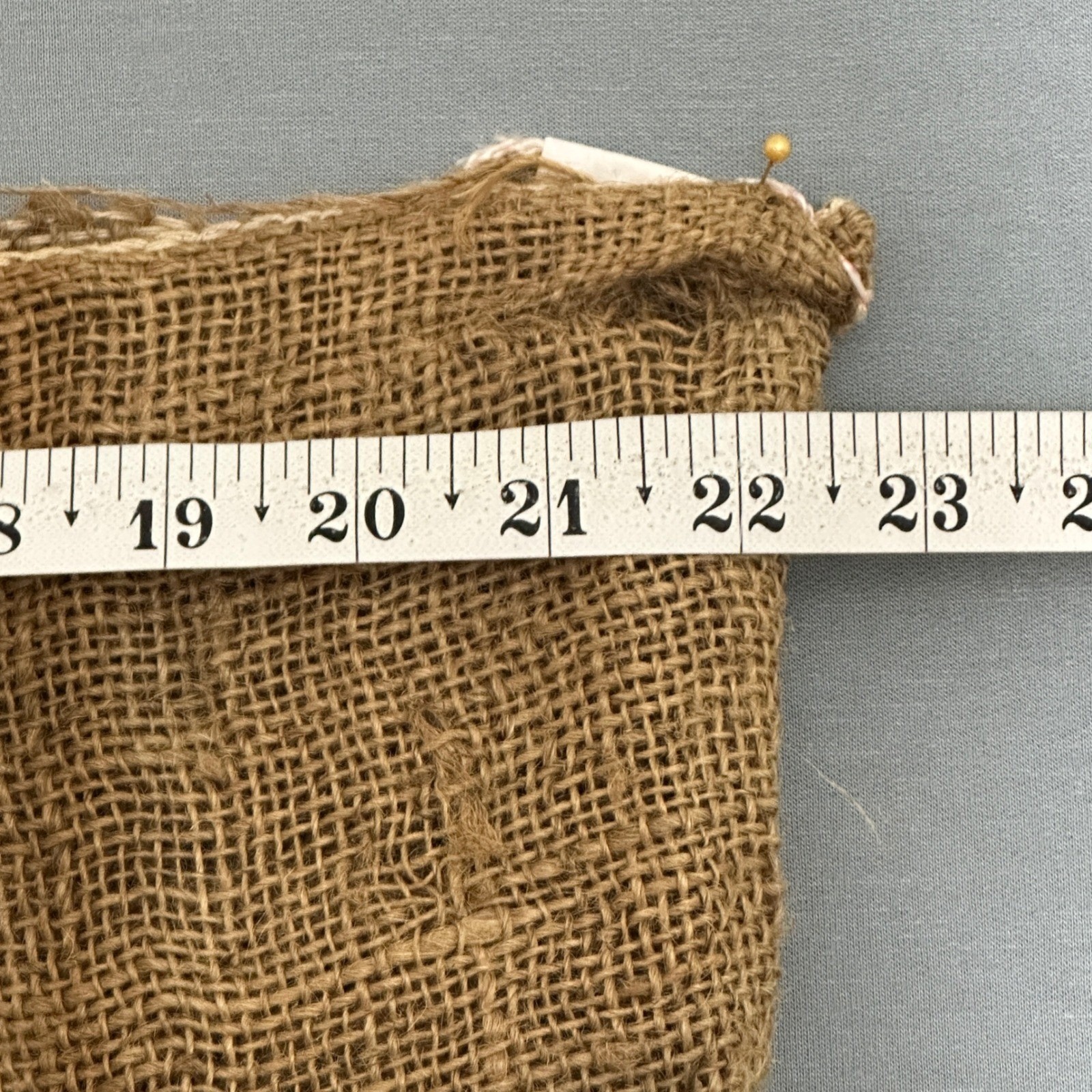 VTG Pennant FFI Potato Burlap Sack Fisher Farms ND 100 LB Farmhouse Rustic Decor