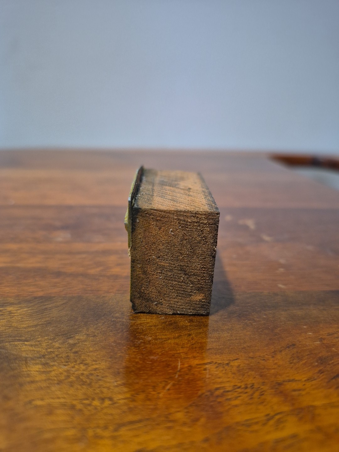 Vintage, Bulldozer Printing Press Block, 2&Prime;x1-1/8&Prime;x7/8&Prime;