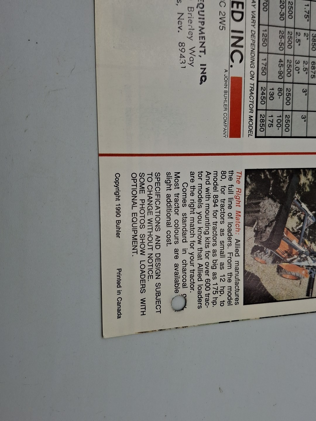 Lot 5x Vtg Tractor Advertising Brochures Massey Ferguson Mitsubishi Allied SMC