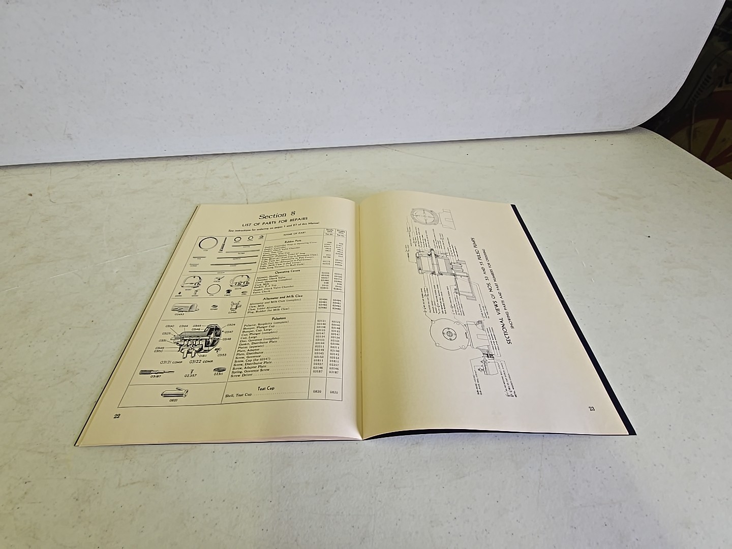 Vintage 1947 De Laval Sterling Milker Advertising Instruction Manual