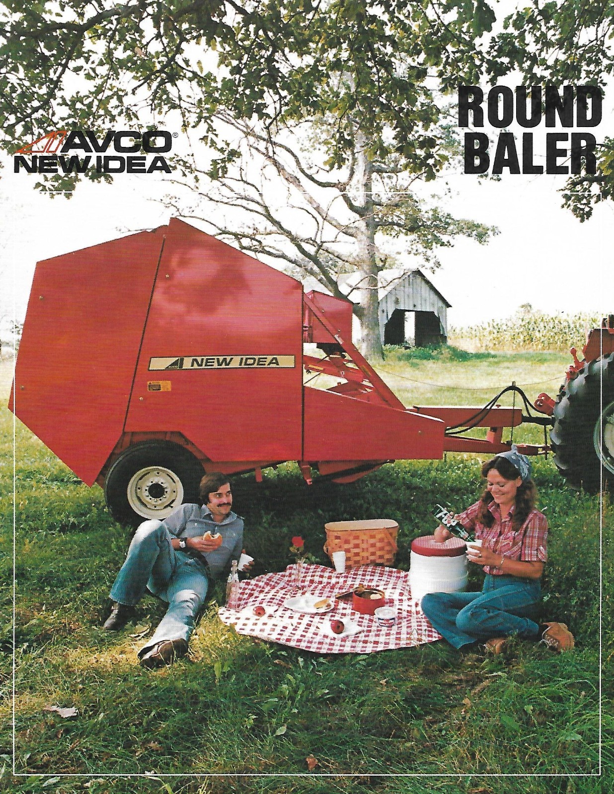 Farm Equipment Brochure – Avco New Idea – 456 Bale King – Round Baler (F9569)