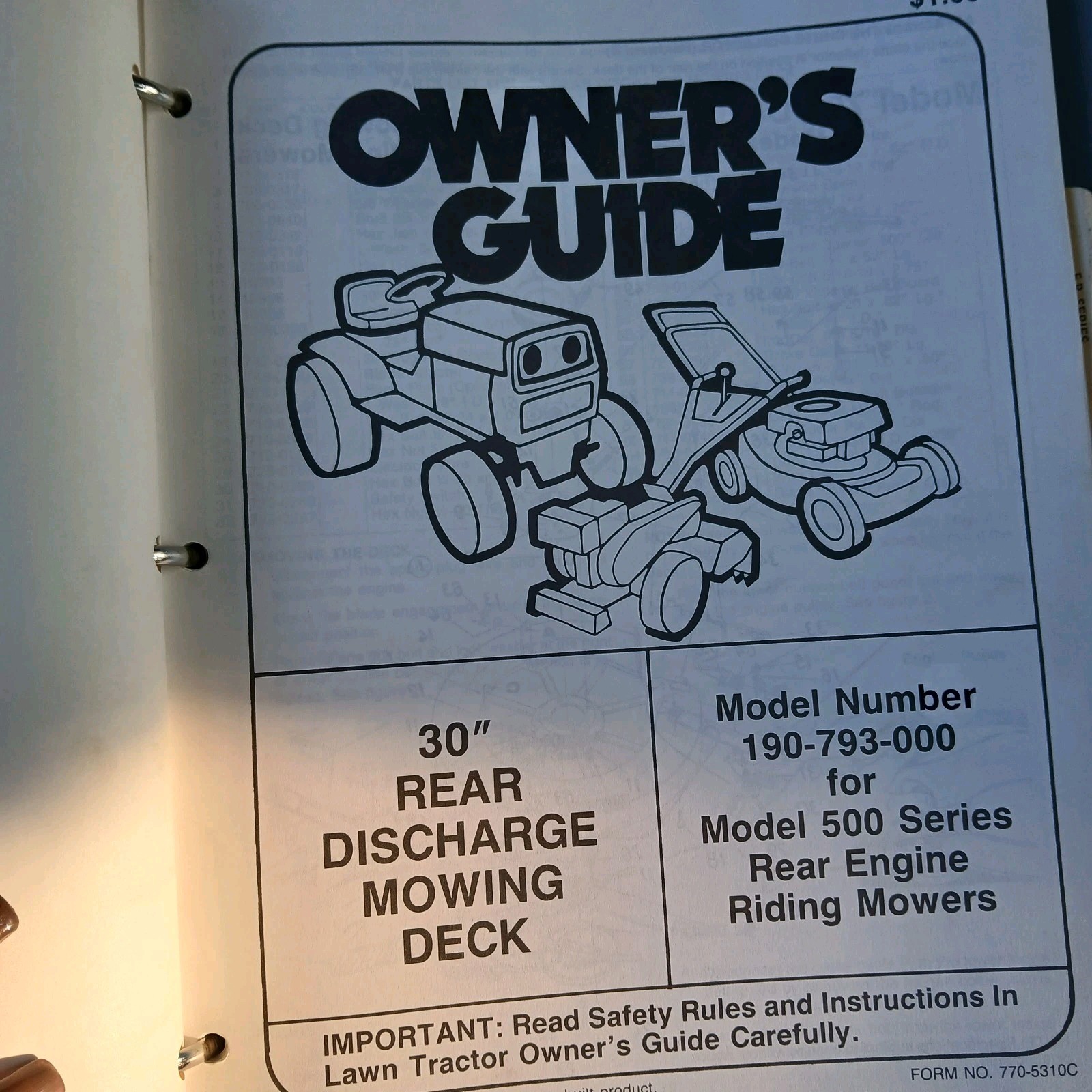 1988 White Outdoor Power Products Parts Catalog Mowers, Edger