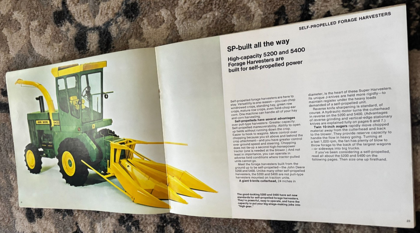 John Deere Forage Equipment For 1974 Brochure DCPA26