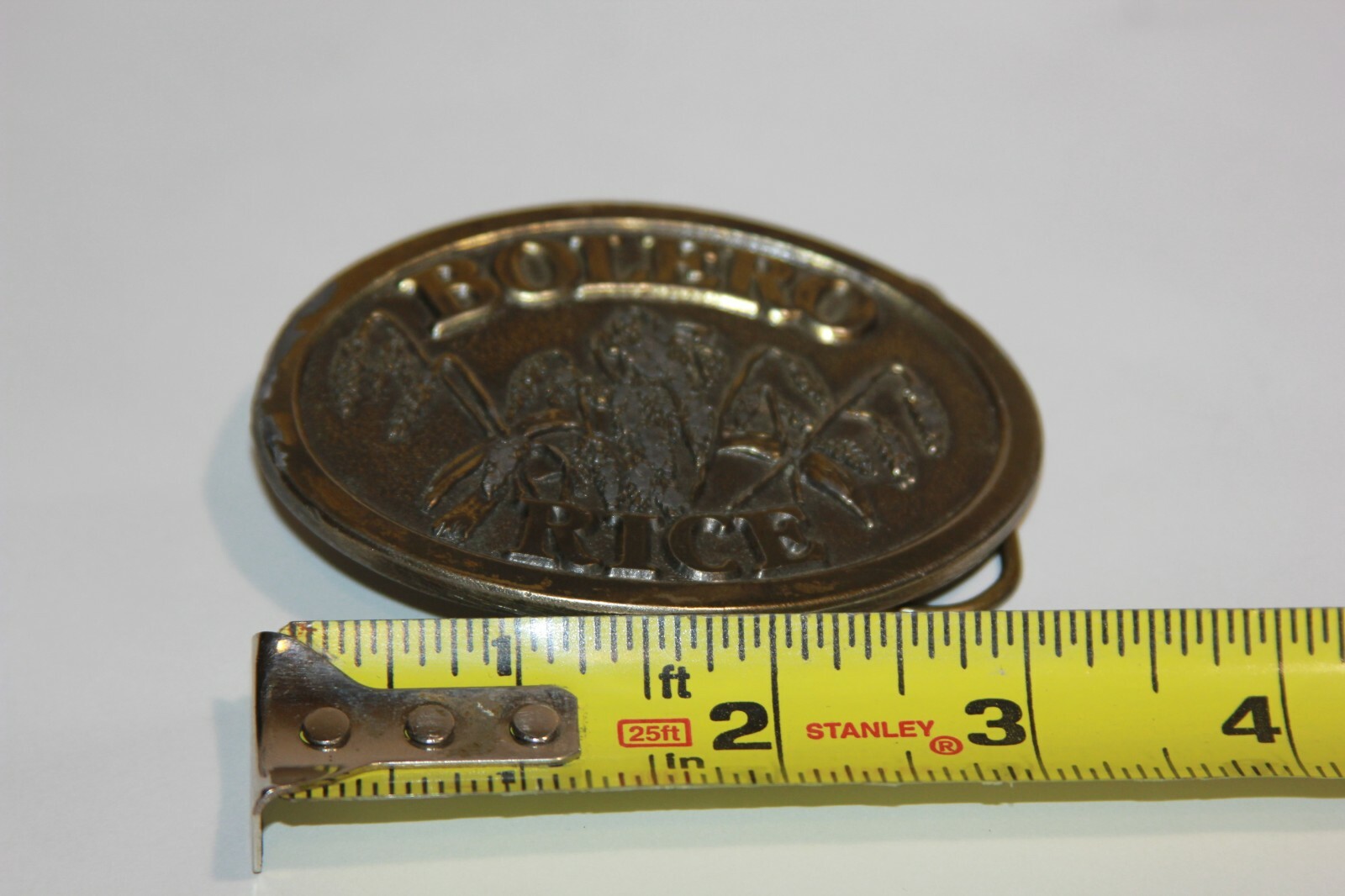 VTG Ortho Chevron Chemical Company Bolero Rice Belt Buckle