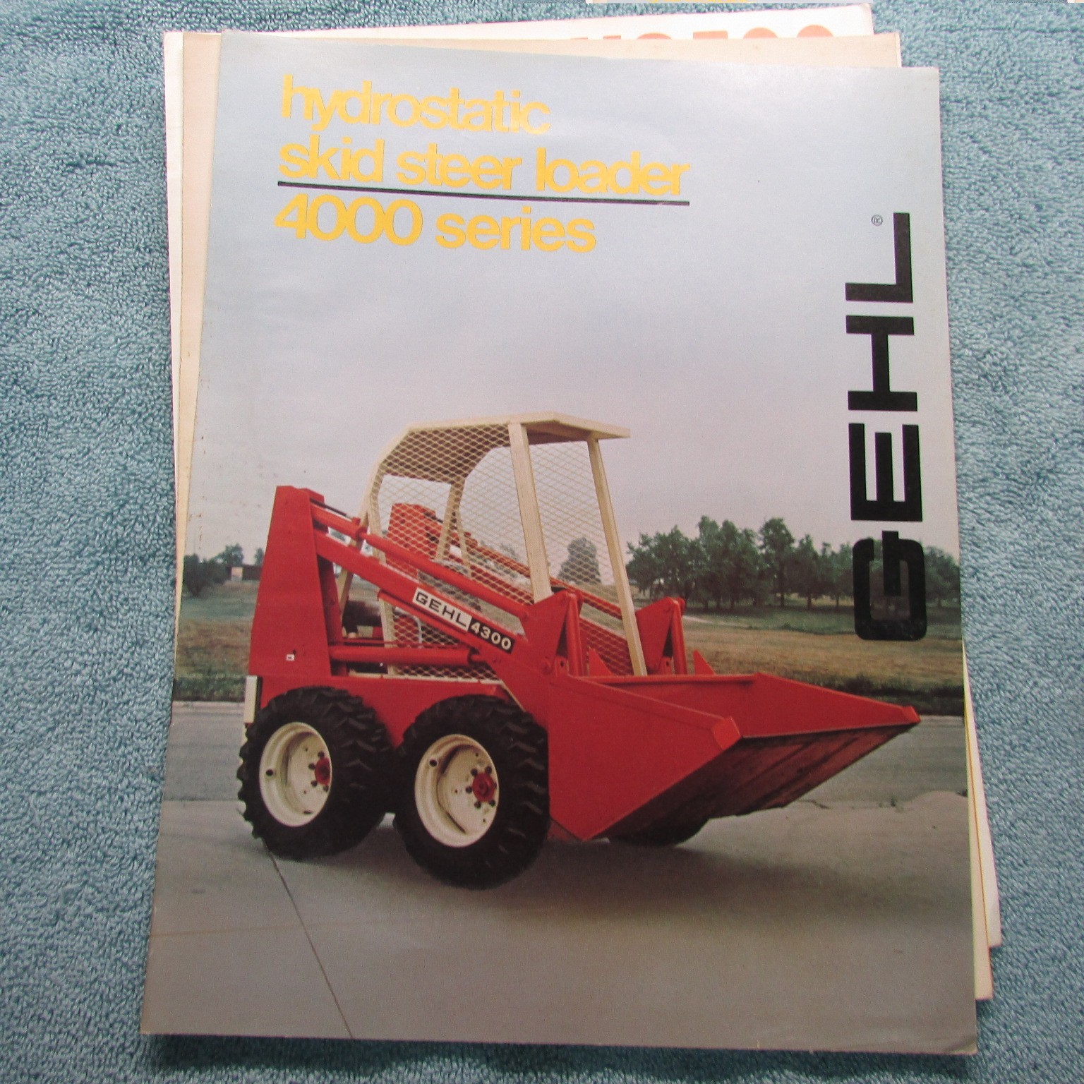 Gehl Skid Steer Brochure&rsquo;s (4) 4400, 4000, 360, BH2500