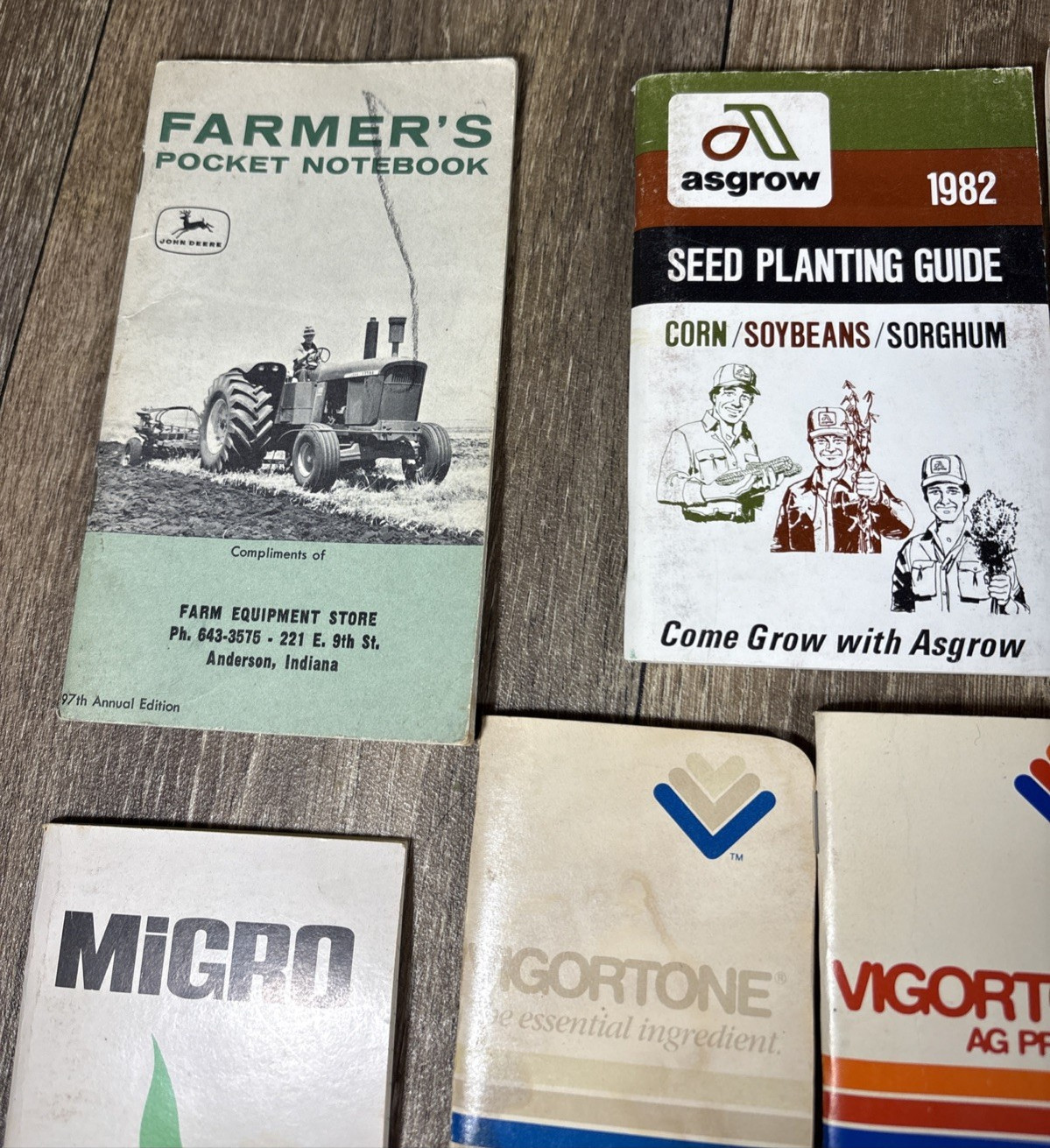 Vintage Agricultural Farmers Advertising Notebooks Crop Booklets