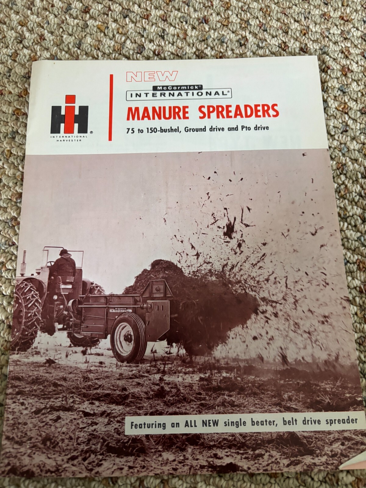 International Harvester Manure Spreaders For 1962 Brochure FCCA25
