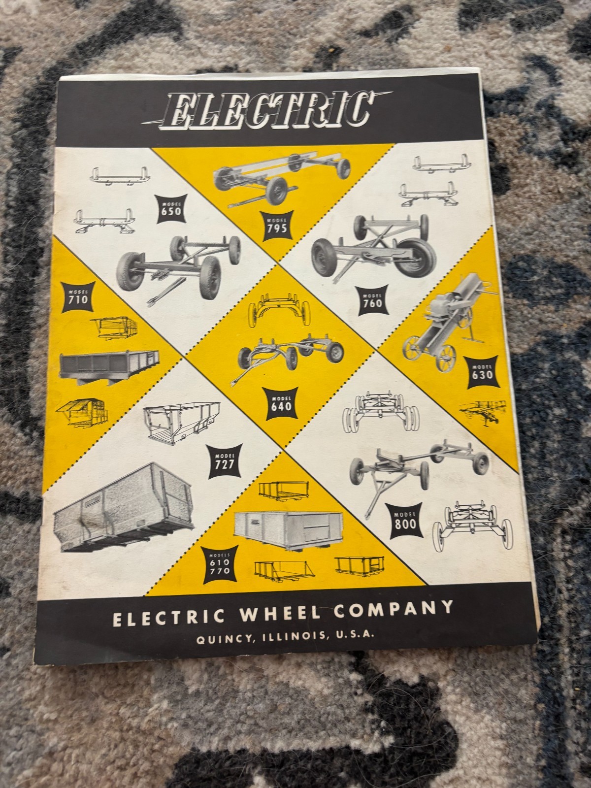 Electric Wheel Company Running Gears Brochure FCCA25