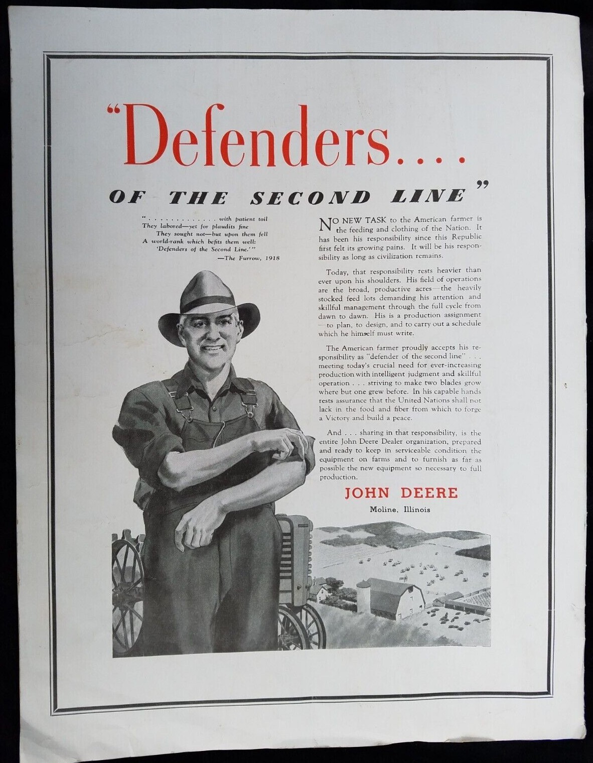 October 1942 Eastern Dealer Farm Implements Vehicle Merchants Wartime Rationing