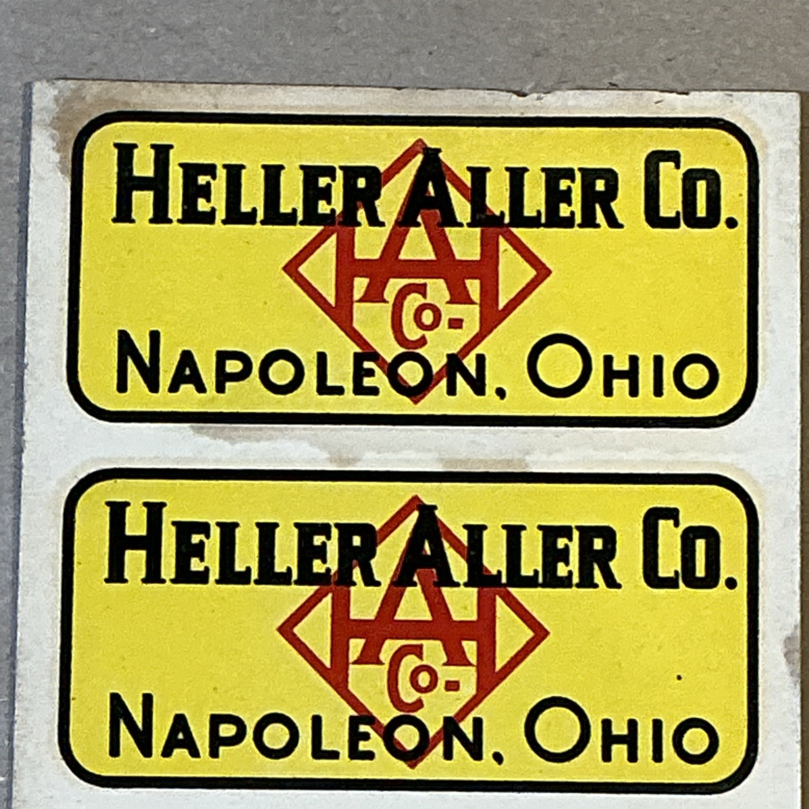 Group Of Heller Aller Co. Brochures 1950s And Before Napoleon Ohio INV-P0126