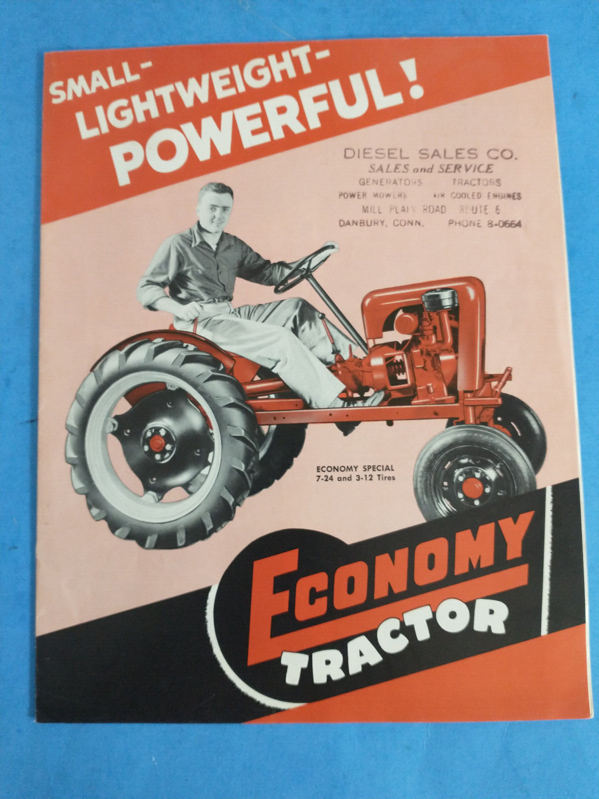 Economy Tractor Power King Brochure ORIGINAL 7-24 3-12 ETC