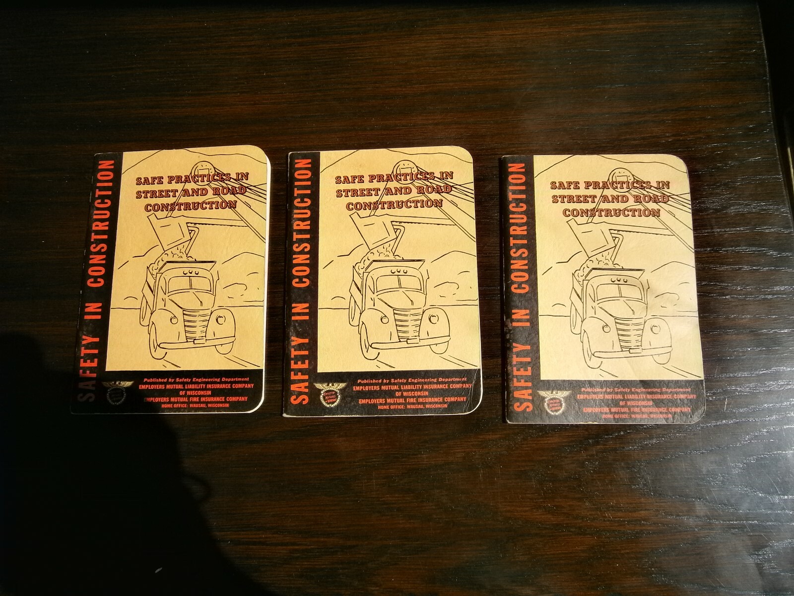 3 Safe Practices in Construction Booklets 1948 Employers Mutual Insurance