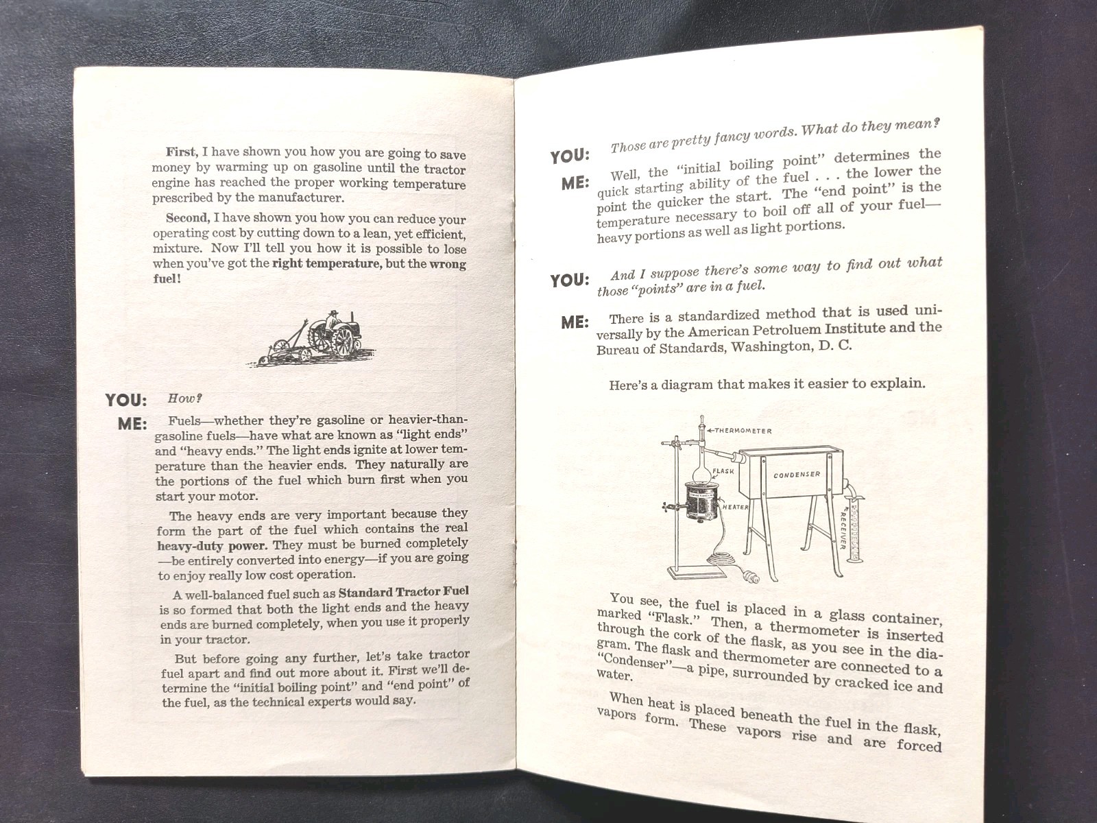 1930s Standard Oil NB Tractor Farm Brochure Smilin Slim Advertising Gas Ad