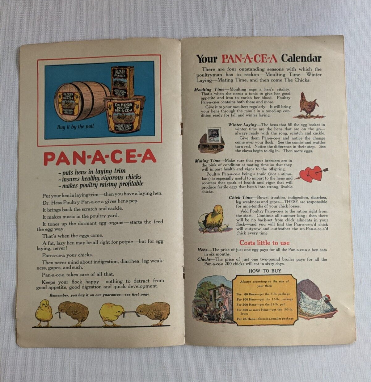 Dr. Hess & Clark Merchandiser Ad Booklet Ashland Ohio