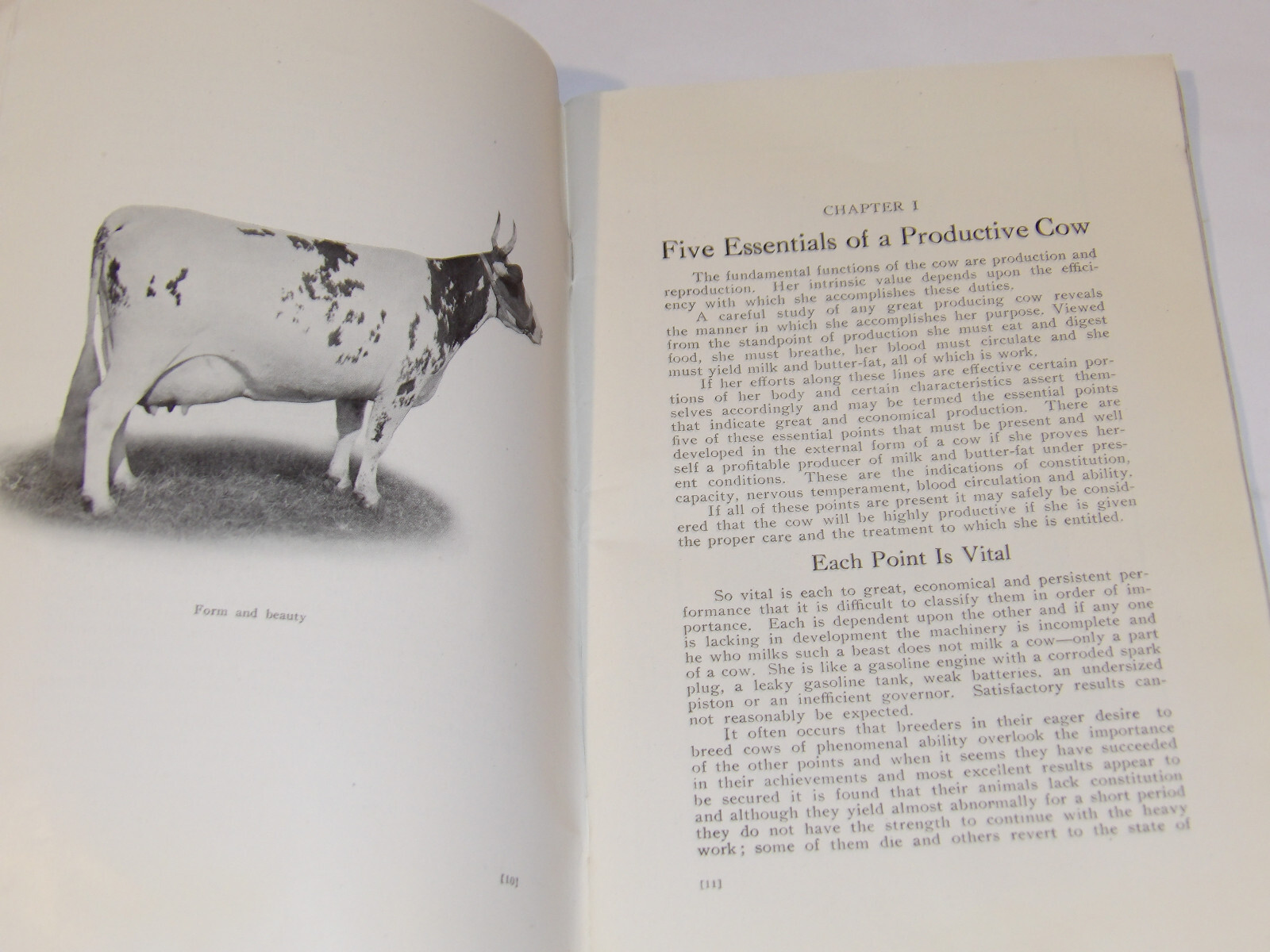 1911 VAN PELT&rsquo;S COW DEMONSTRATION BOOK! 1st EDITION! ILLUSTRATED! 5 ESSENTIALS!