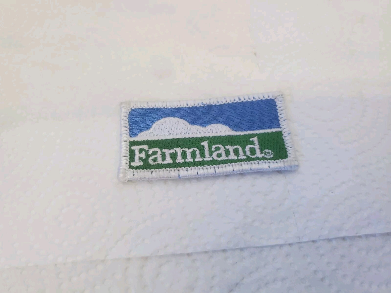 2-1/2&Prime; X 1-1/4&Prime; Cloth Patch Farmland Meat Packinghouse Farm Supplies